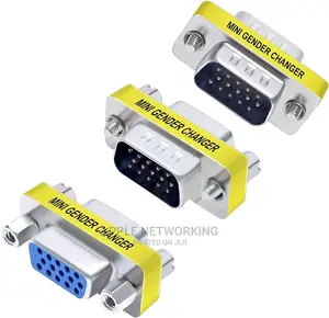 VGA Female to Female Coupler Mini Gender Changer