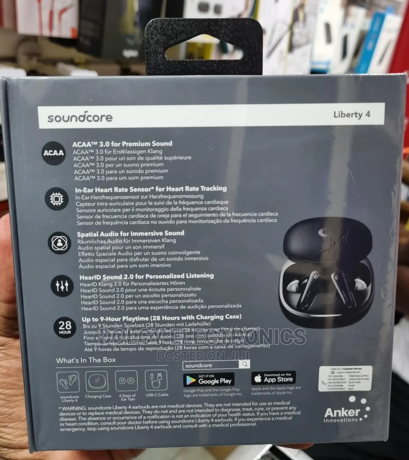 Soundcore Liberty 4, Noise Cancelling Earbuds