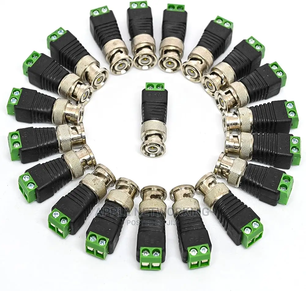 BNC Green Screw Type for CCTV Camera (10pcs)