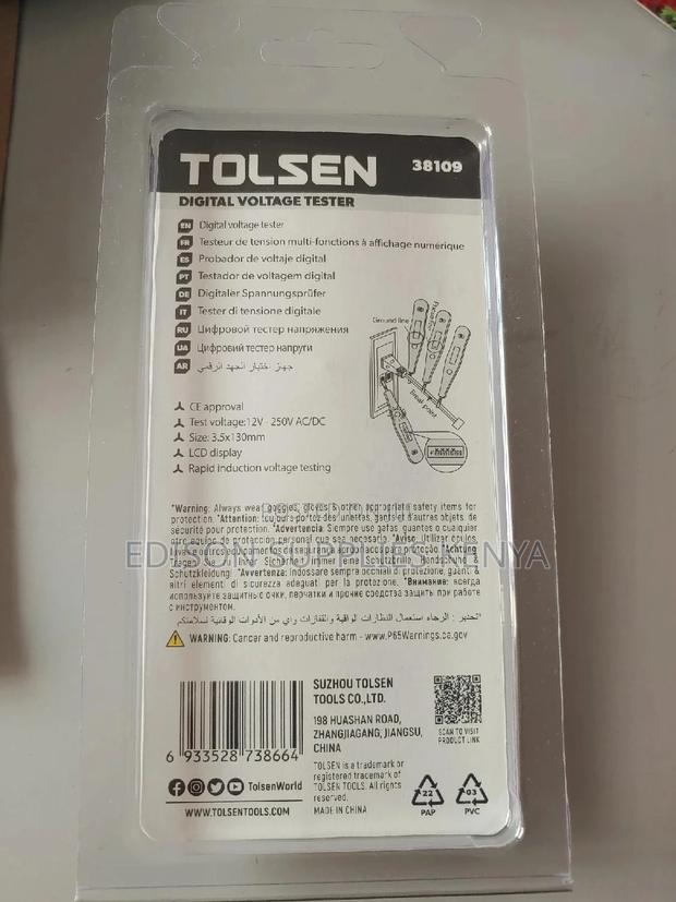 Digital Test Pencil Tolsen Digital Voltage Tester 38109 - thumbnail 2