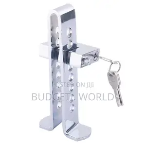 Steering Wheel Lock 8 Hole Brake Clutch Pedal Lock - #