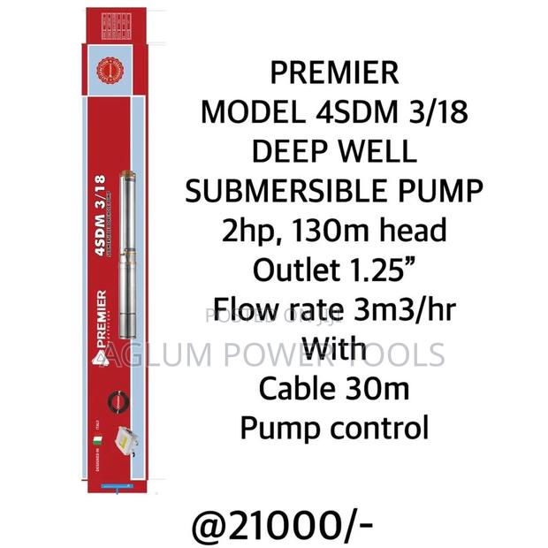 Premier Well Submersible Pump 2HP - main view