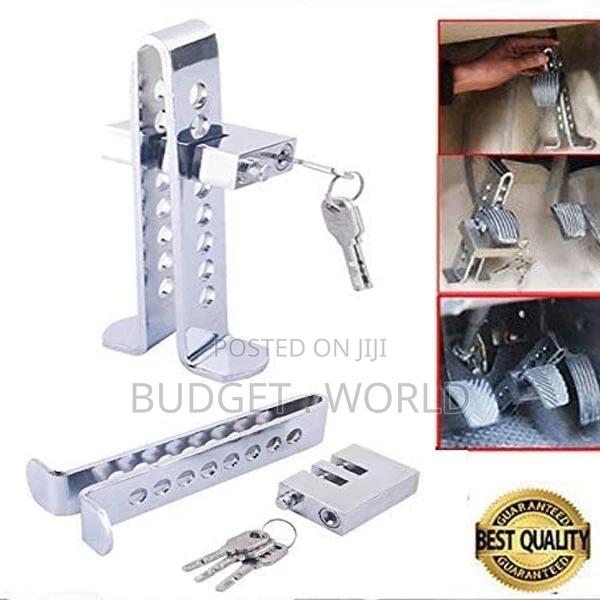 Auto Car Stainles Steel Anti-Theft Device Clutch Pedal Lock#