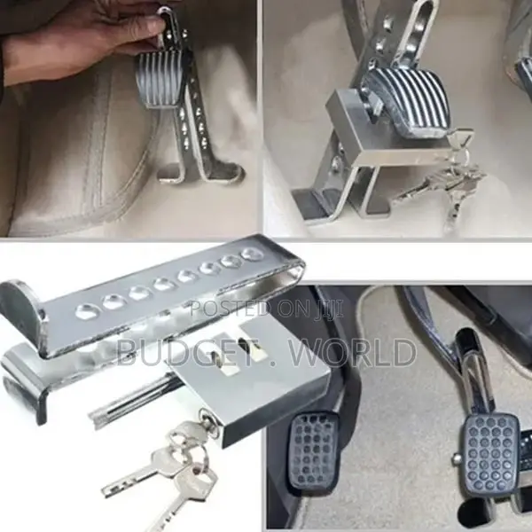 _Clutch Lock Brake Pedal Lock Stainless Steel Anti-Theft