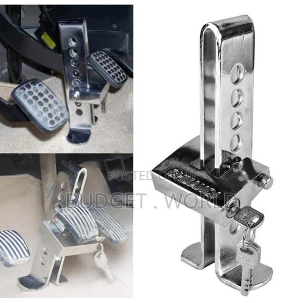 Brake Pedal Lock Security Car Auto Stainless Steel Clutch ;-