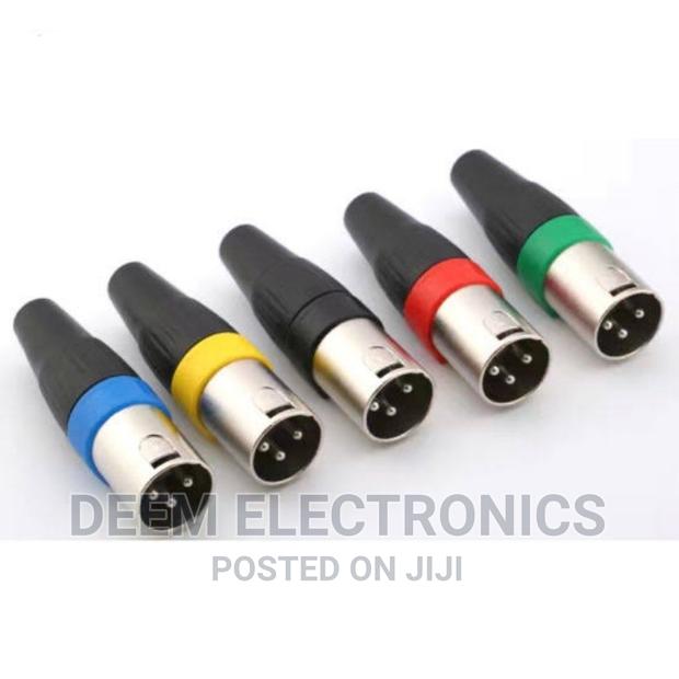 XLR Canon Jacks Different Colors Male and Female