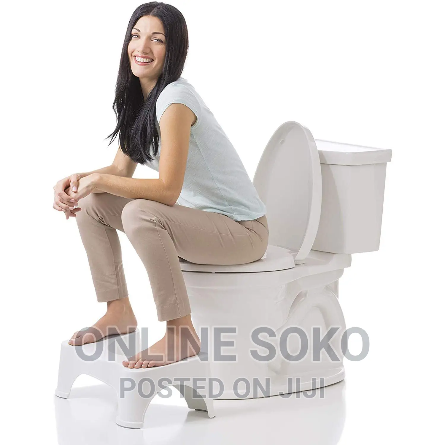Portable Comfortable Bathroom Squatty Potty Toilet Stool
