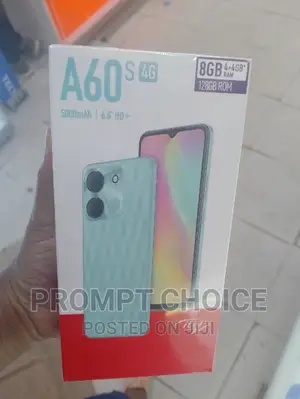 New Itel A60S 128 GB Black