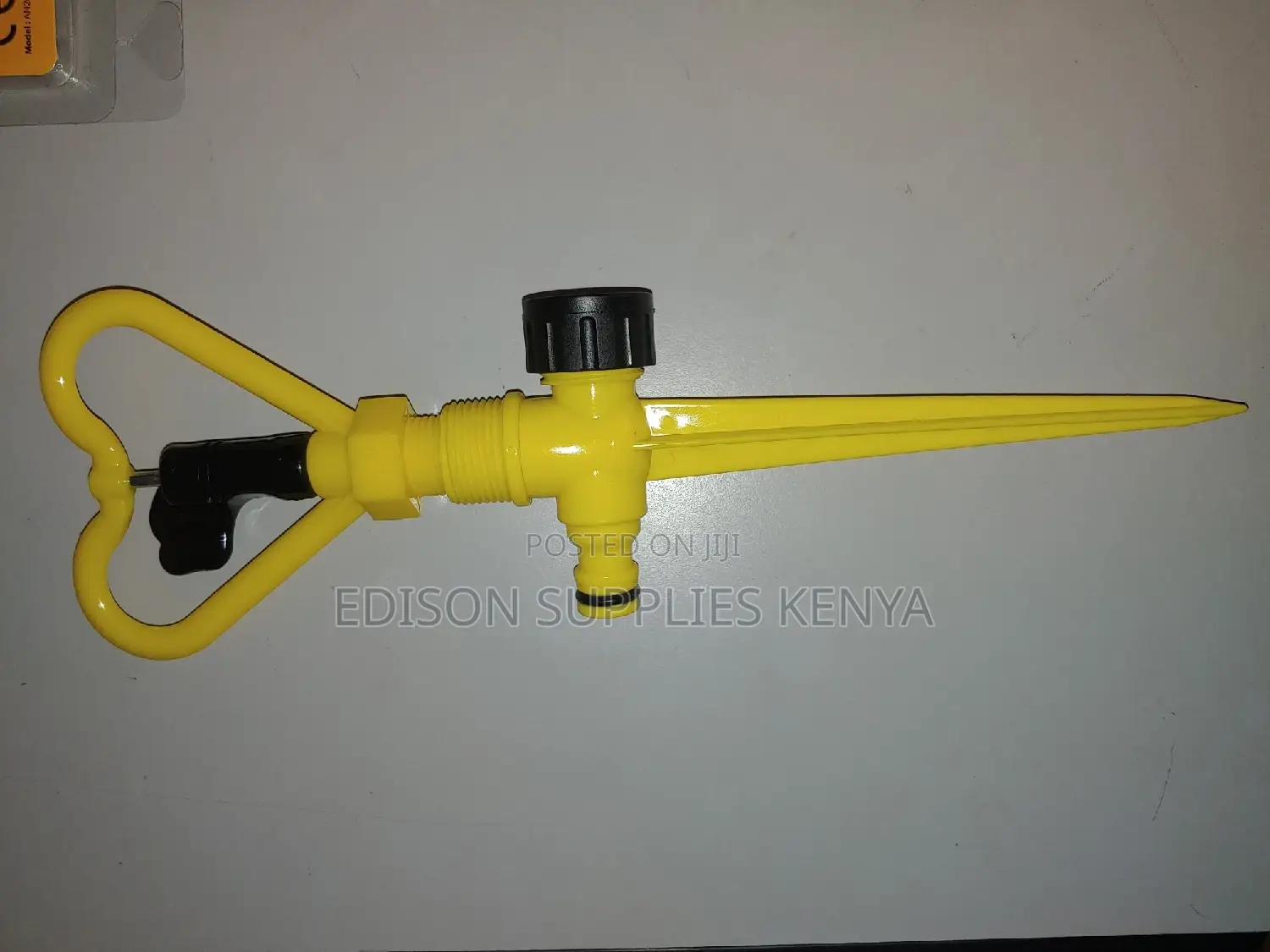 360° Rotating Garden Sprinkler + Base Spike Stand System