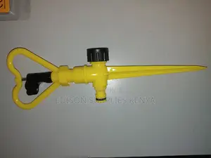 360° Rotating Garden Sprinkler + Base Spike Stand System