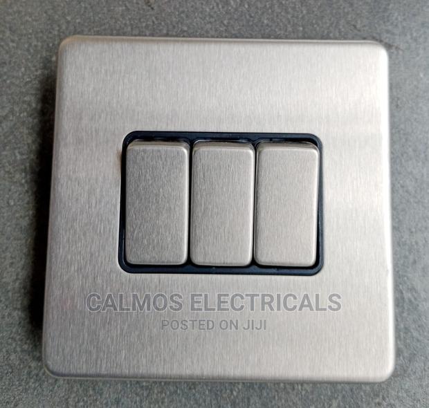3gang Silver Switch - main view