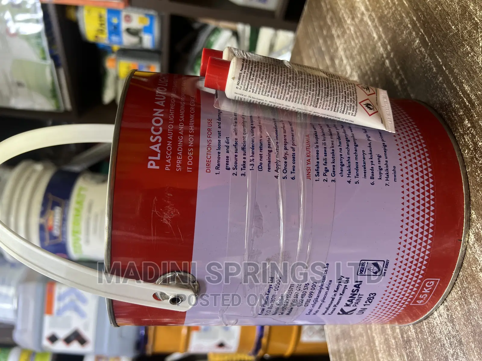 Automotive Paints Body Filler(4.5kgs)