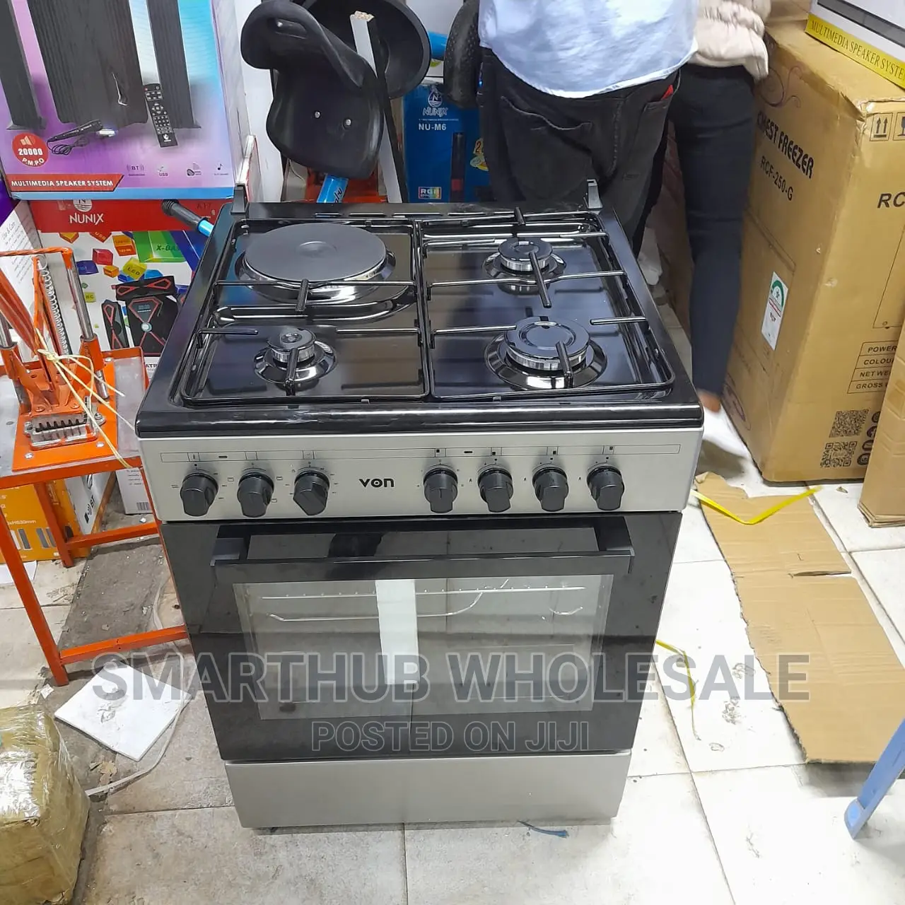 Von 60*60 3gas 1 Electric Standing Cooker