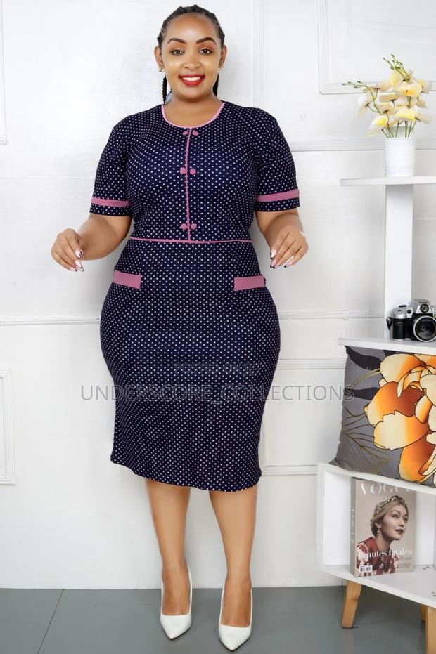 Iladies Polka Dot Bodycon Official Dresses 22