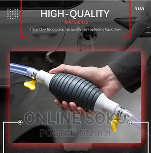 Portable Manual Siphoning Car Fuel Transfer Pump Kit