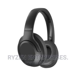 Promate Active Noise Cancelling Wireless Headphones, Black - thumbnail 2