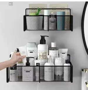 *Smaller Wall-Mounted Bathroom Shelf Shower Shampoo Rack.