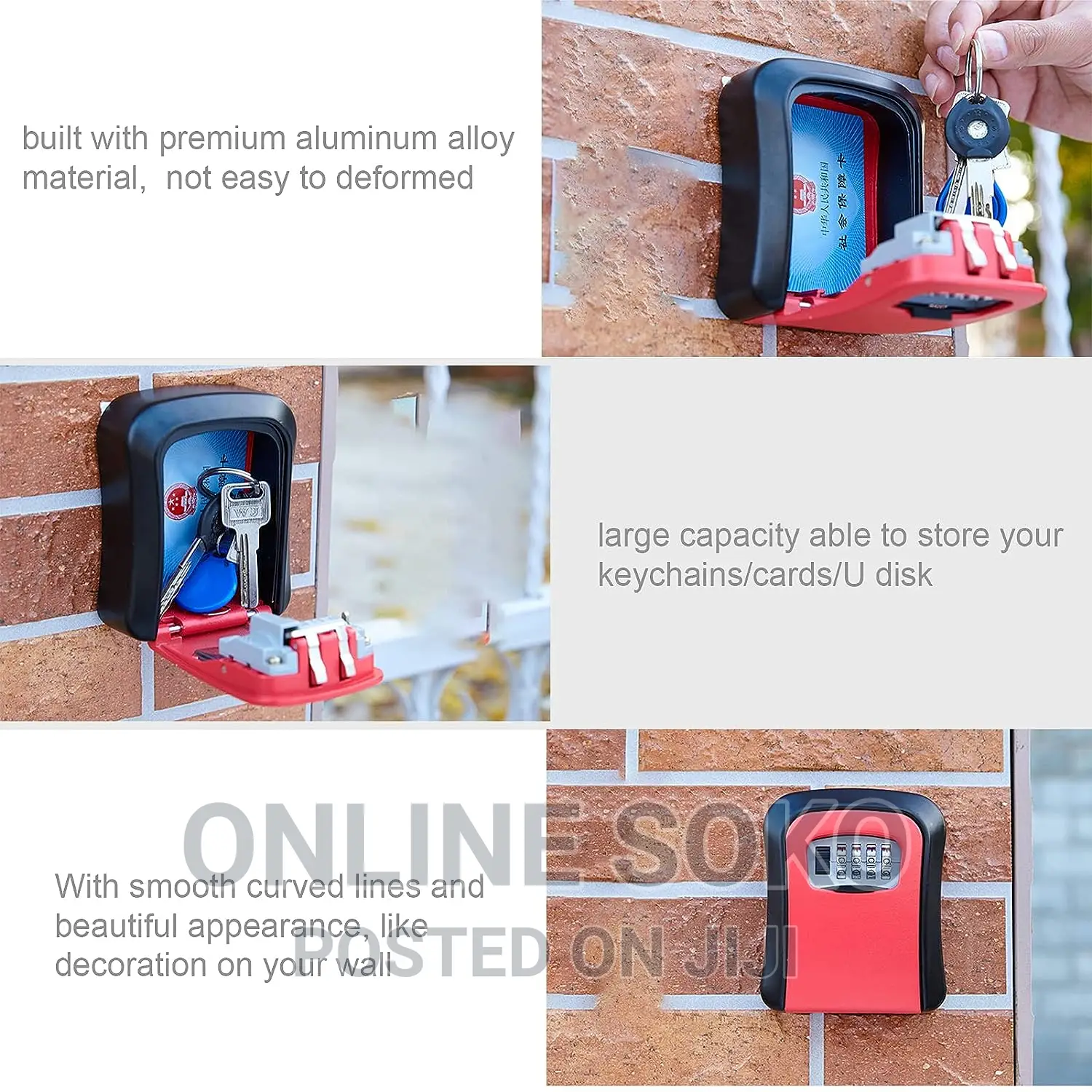 Wall Airbnb Combination Password Key Lock Storage Safe Box