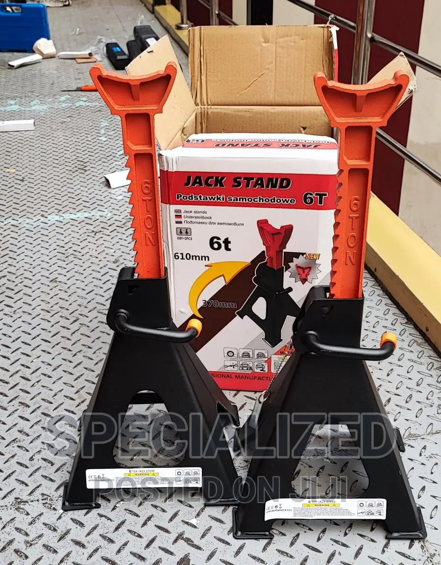 6ton Vehicle Jack Stands Sold as a Pair of 2 Stands
