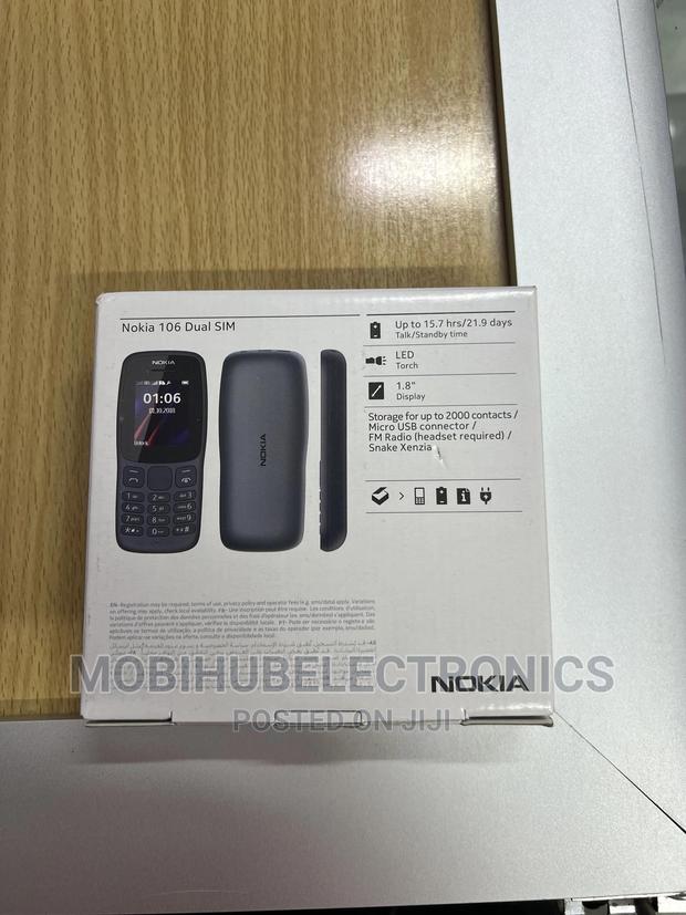 New Nokia 106 Black - thumbnail 2