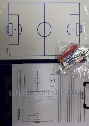 Budget Football Coaching Board 9x14" Magnetic Folder, Marker
