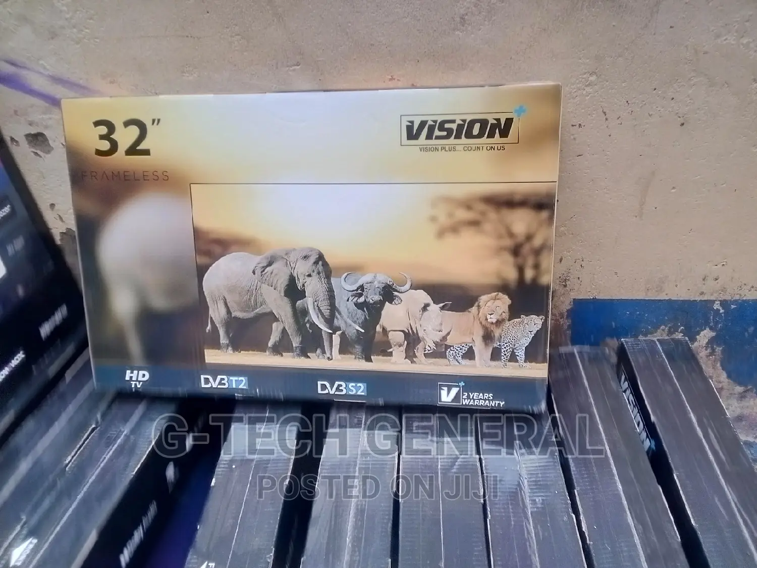 Vision 32" Frameless Led Tv, Inbuilt Decoder,Free to Air