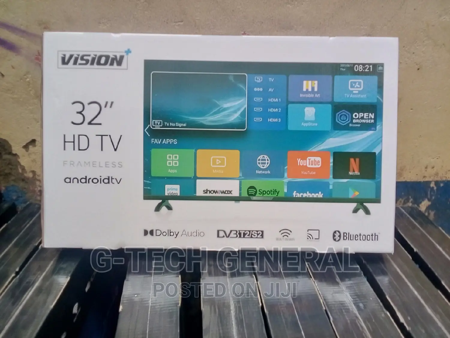 Vision Tv 32 Inches Smart Android Frameless