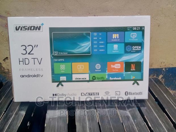 Vision Tv 32 Inches Smart Android Frameless - thumbnail 2