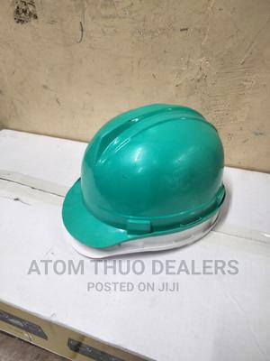 Green/ Blue /White Construction Builder Helmet .** - thumbnail 2