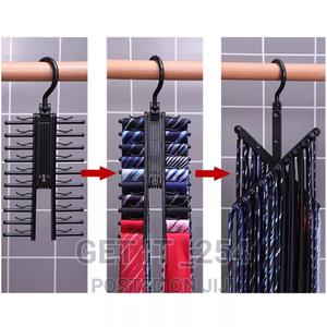 Adjustable 360 Degree Rotating 20 Bow Tie Storage - thumbnail 2