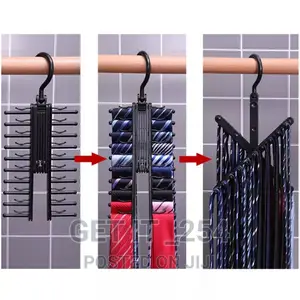 Adjustable 360 Degree Rotating 20 Bow Tie Storage