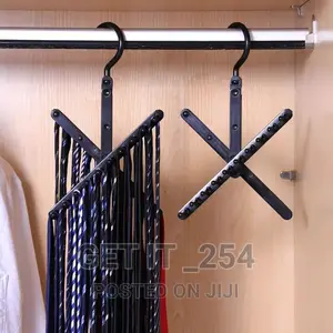 Adjustable 360 Degree Rotating 20 Bow Tie Storage