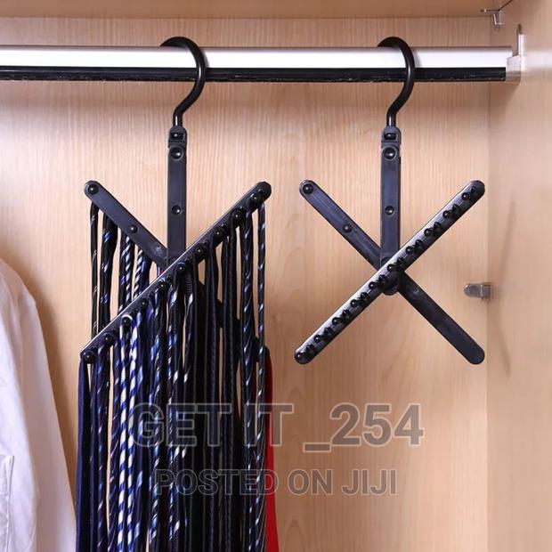 Adjustable 360 Degree Rotating 20 Bow Tie Storage - thumbnail 3