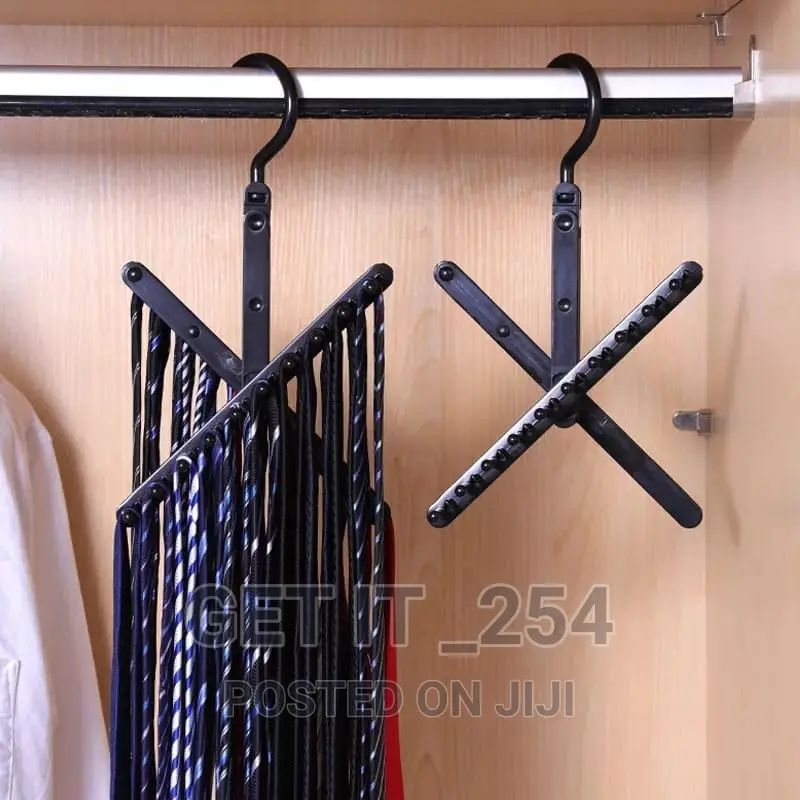Adjustable 360 Degree Rotating 20 Bow Tie Storage