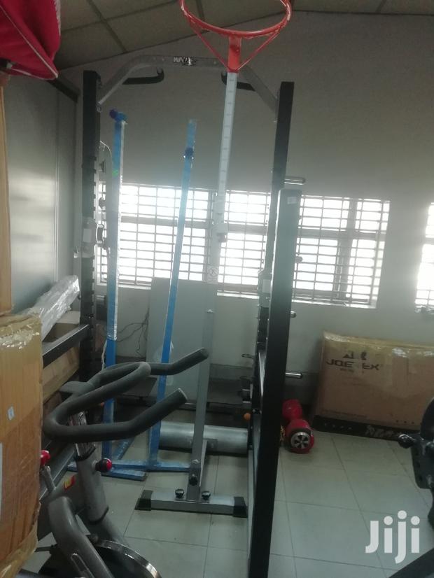 Adjustable Basketball Post - main view