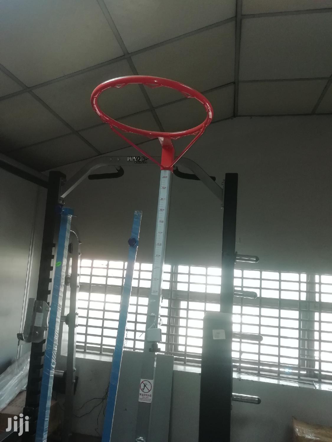 Adjustable Basketball Post