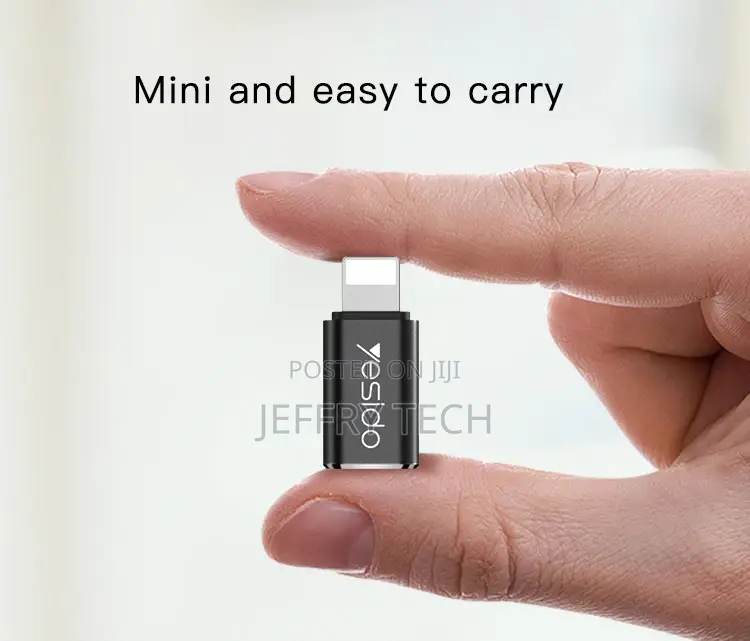 USB C Female To Lightning Male Adapter Charging Yesido