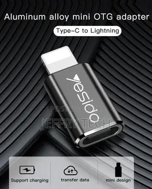 Yesido USB C Female to Lightning Male Adapter, Charging, An