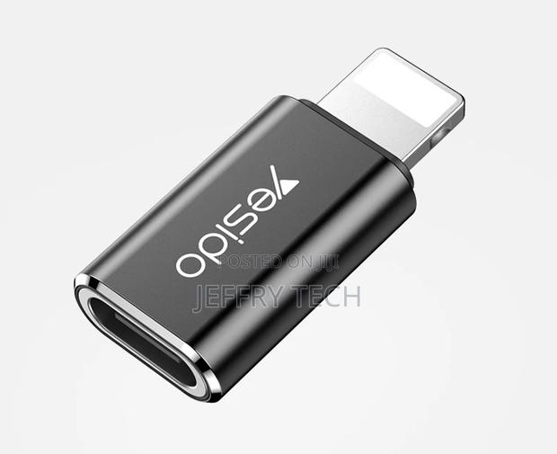 Yesido USB C Female to Lightning Male Adapter, Charging, An - thumbnail 6