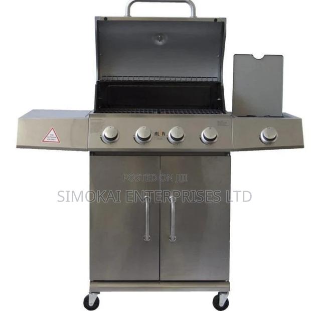 Alva Kalahari 4-Burner Stainless Gas BBQ With Side Burner - main view