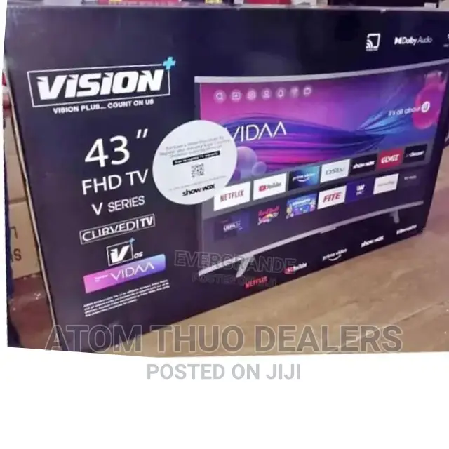Vision Plus Flameless 43 Inches T v / Television