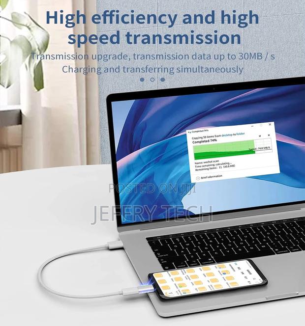 Lightning (Female) to USB C (Male) Adapter, USB C Adapter, - thumbnail 4