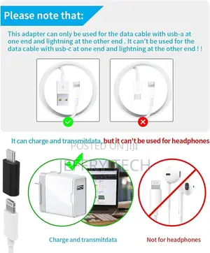 Lightning (Female) to USB C (Male) Adapter, USB C Adapter,