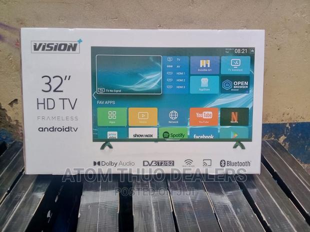 Vision Plus 32 Inch, Bluetooth, Frameless Smart Android Tv.