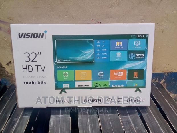 Vision Plus 32 Inch, Bluetooth, Frameless Smart Android Tv. - thumbnail 2