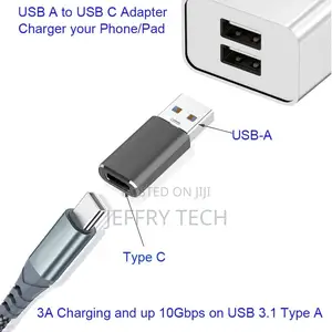 10gbps USB C Female to USB Male Adapter 2 Pack, USB 3.1 Gen2