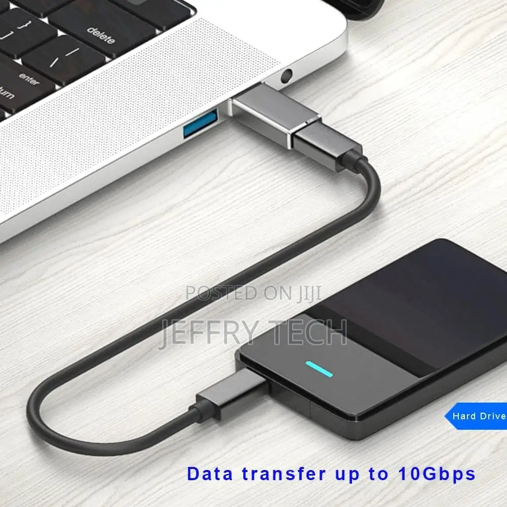 10gbps USB C Female to USB Male Adapter 2 Pack, USB 3.1 Gen2