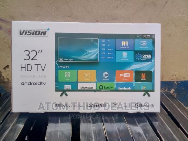 Vision Plus 32 Inch, BLUETOOTH, FRAMELESS, SMART ANDROID Tv - thumbnail 2