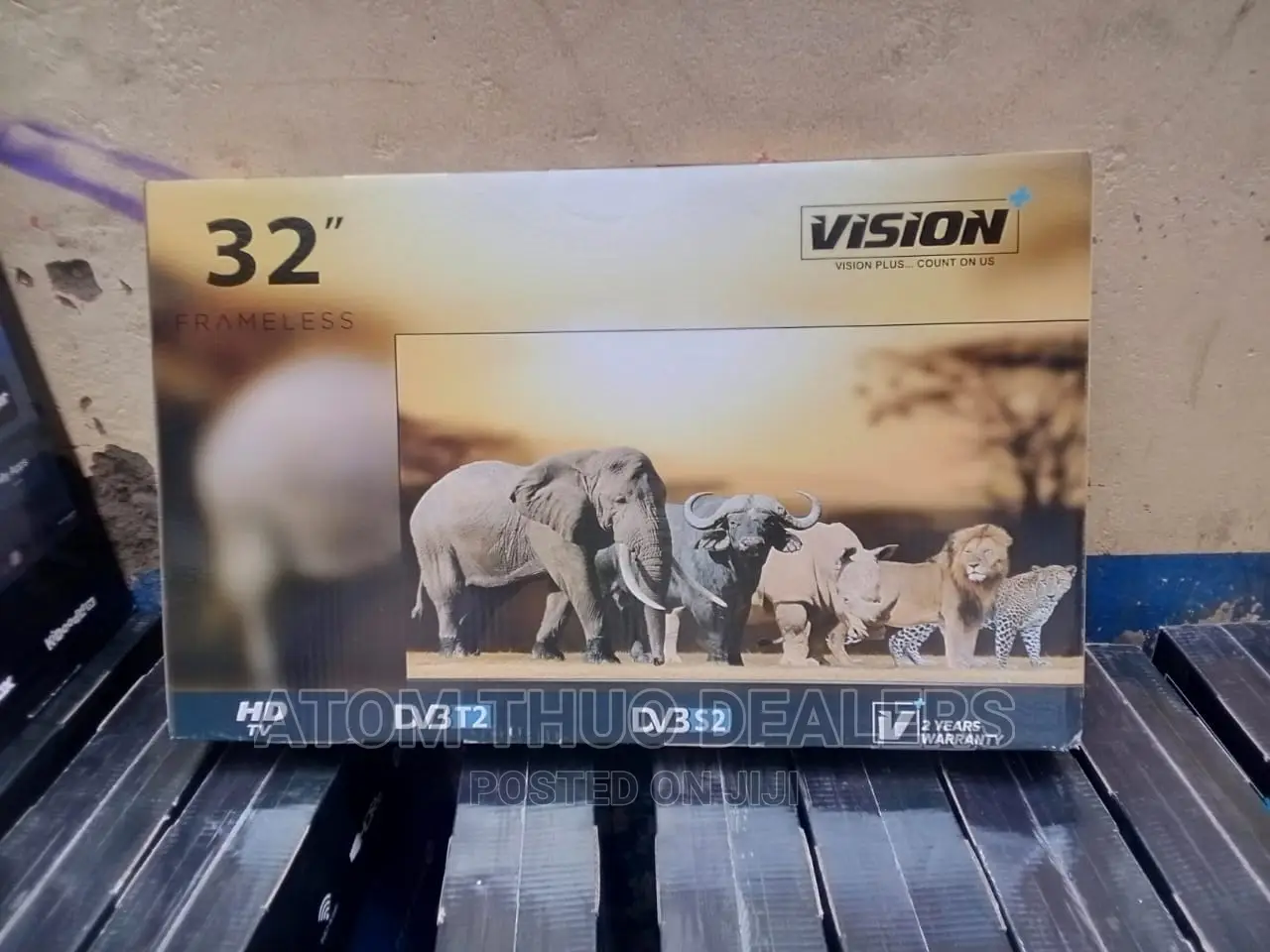 Vision Plus VP8832DF 32" HD Frameless Digital LED Tv