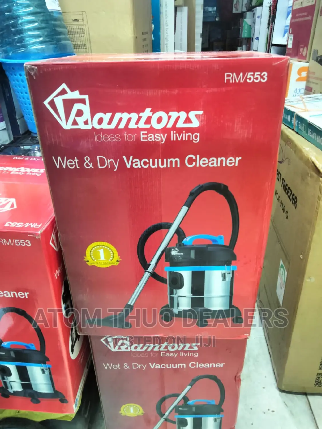 Ramtons RM/553 - 21 Litre Tank Wet and Dry Vacuum Cleaner .